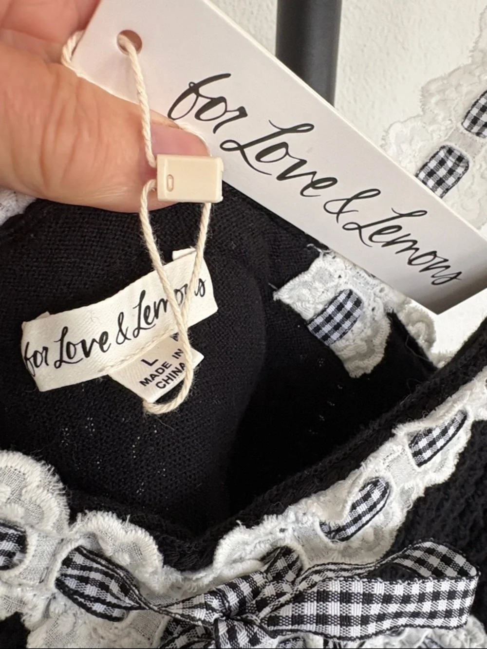 For Love & Lemons Becka Mini Dress NWT Size L - Picture 10 of 12